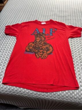 Vintage ALF Single Stitch Tee Shirt T- “No Problem “ Medium